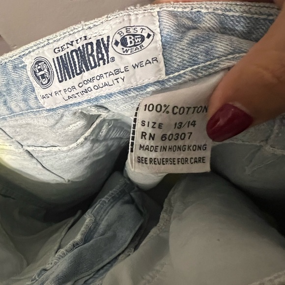 Unionbay 90s ultra high waisted tie dye jeans Size 13/14 - Picture 5 of 6